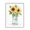 Stupell Industries Yellow Sunflowers Country jar Framed Giclee Art